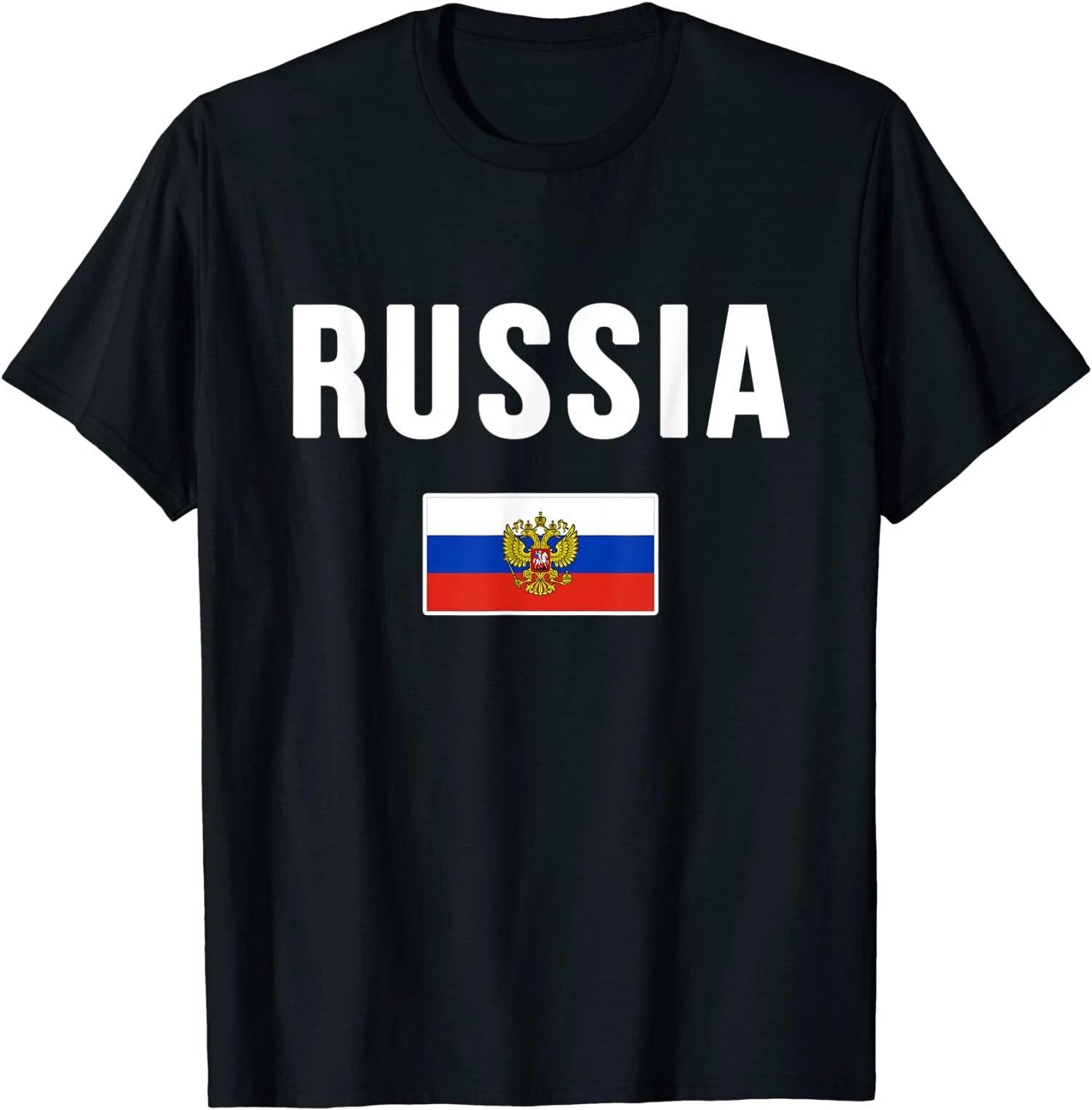Russia T-shirt Russian Flag Best Design Premium T-Shirt Size S-3XL XXXL