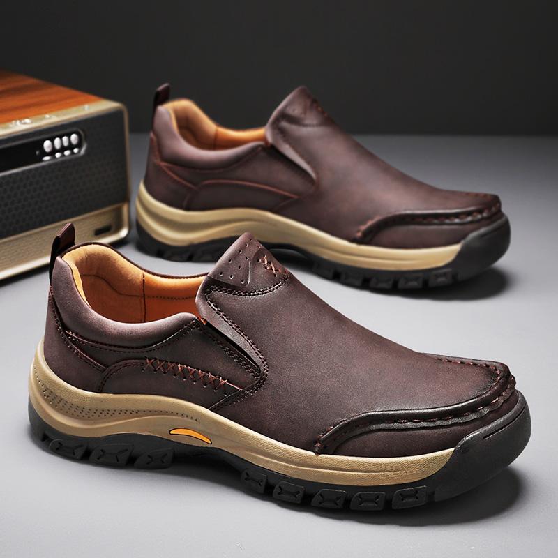 Große Größe 48 Handgefertigte Lässige Lederschuhe Herren Bequeme Mokassins Herren Flache Schuhe Echtes Leder Herrenschuhe