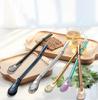 Colorful 304 Stainless Steel Tea Drinking Straws Spoon Yerba Mate Tea Filter Reusable Bombilla Gourd Tea Tools Bar Accessories