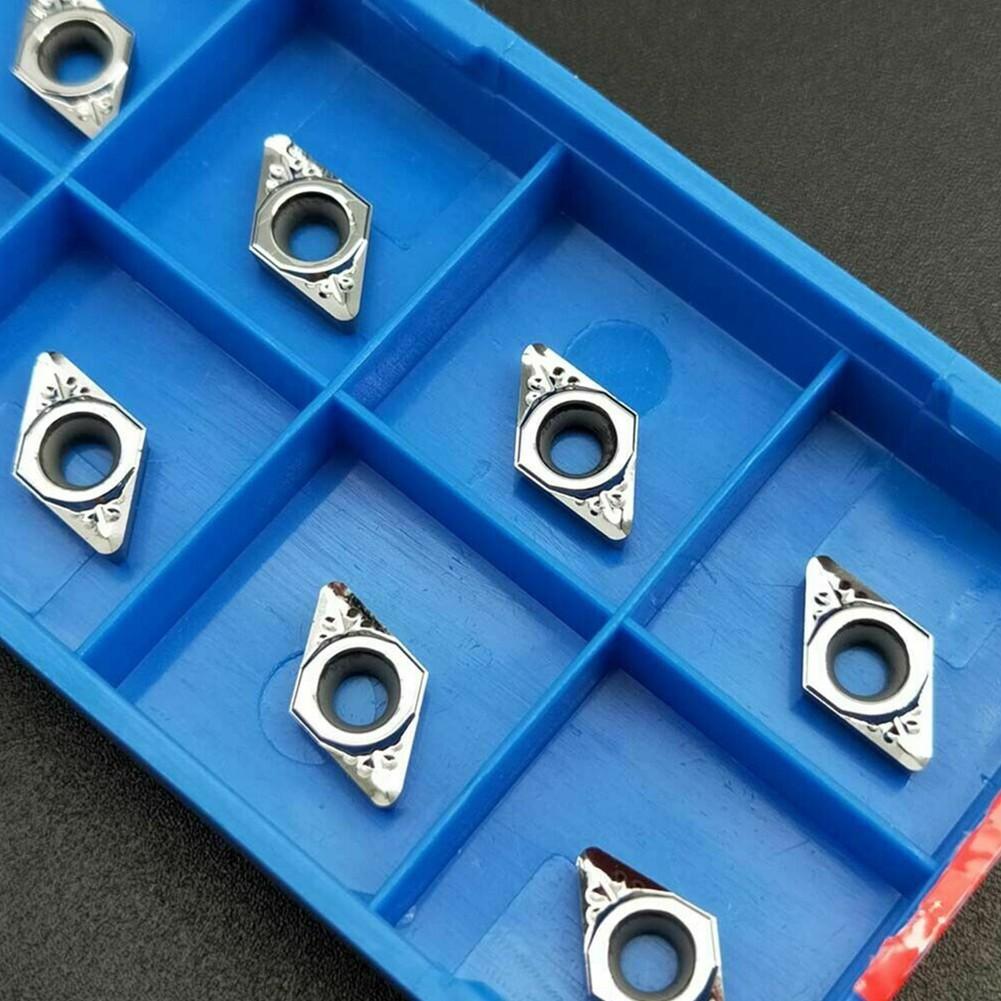 10Pcs Aluminum DCGT070208-AK H01 DCGT21.52 Carbide Inserts Aluminum Inserts