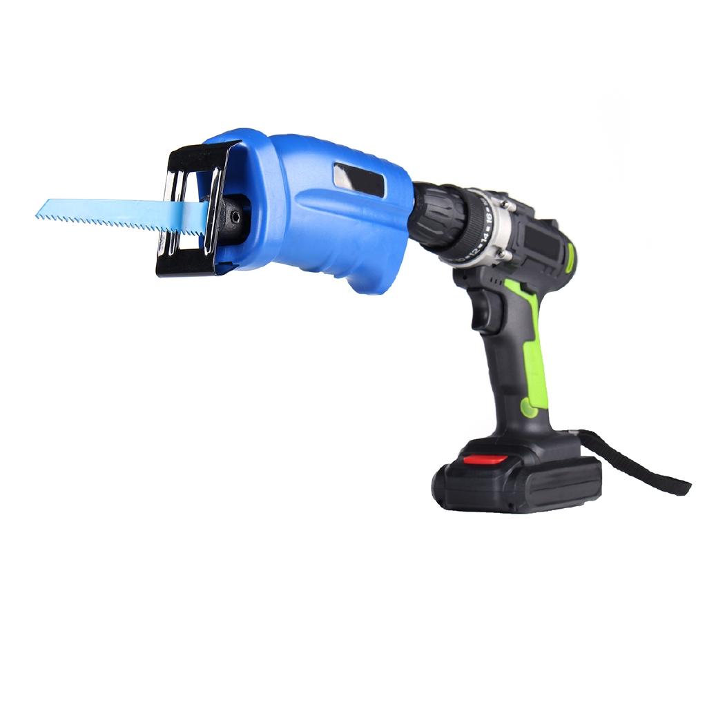 1Pcs Reciprocating Saw Attachment Convert Adapter For Cordless Electric Power Drill Wood Metal Cutting Trimming Tool