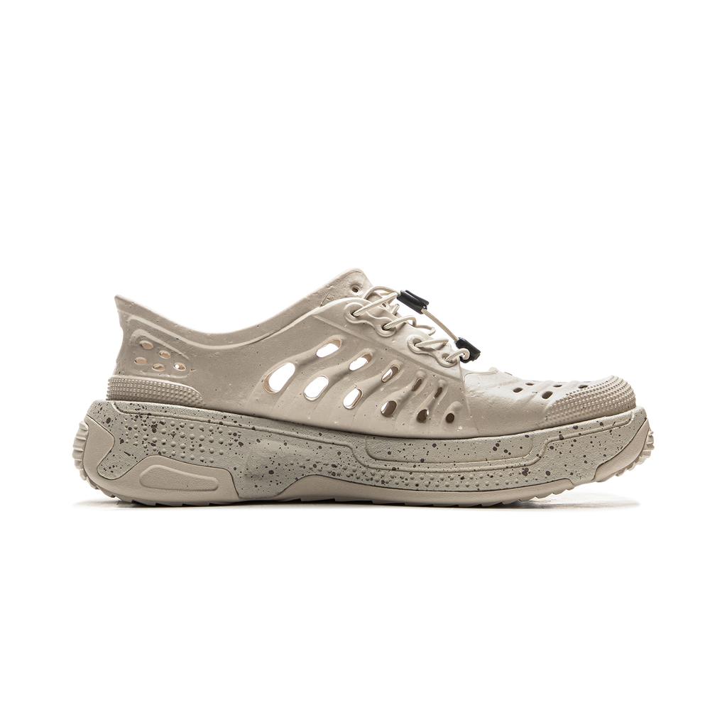 New LiNing Pan Gu Trek Slip Resistant Abrasion Resistant River Trekking Shoes Unisex Oat Gray AZSV025-1