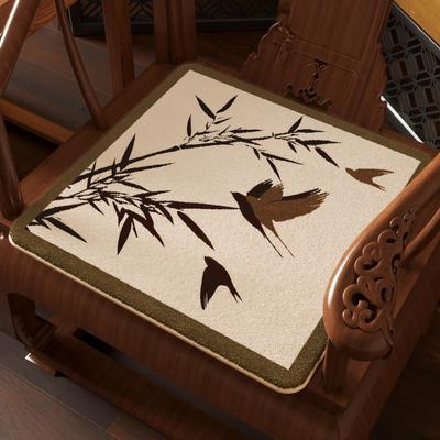 420-Point Chinese Style Imitation Cashmere Chair & Tea Table Cushion - Winter Rosewood Sofa Plush