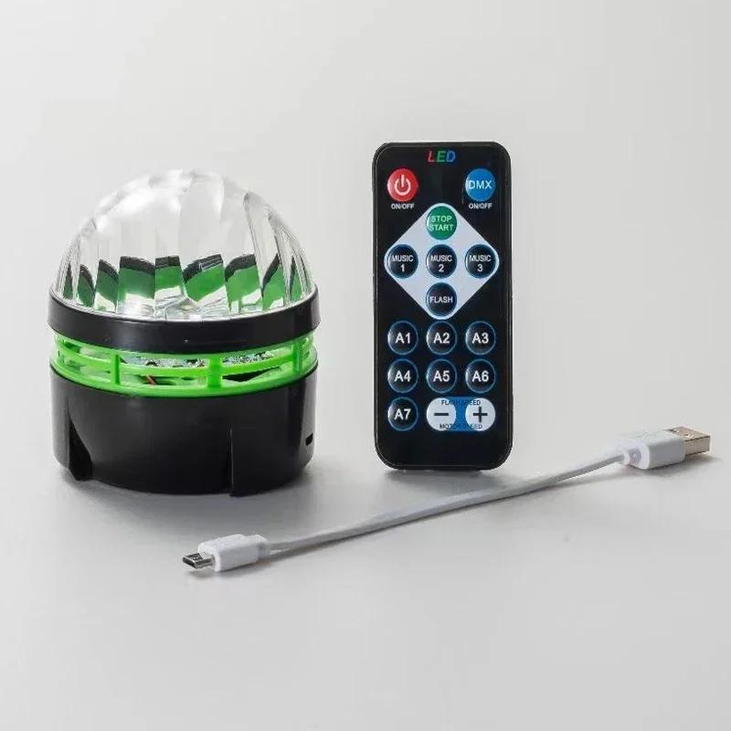 LED Colorful Strobe Light RGB with Remote Stage Disco Light Rotating Strobe for Home Room Parties Birthday Wedding Bar Show Lamp