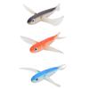 Durable PVC Flying Fish Lure 3 Colos Simulation Fishing Lure Soft 17cm Fly Wing Fish Lure Bass Fishing