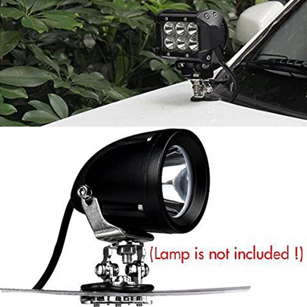 Držák automobilového světla Nerezová ocel Držák pracovní světelné lišty Držák držáku mlhového světla Svorka kapoty auta Příslušenství světel do autaXBCK