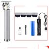 New Style Hair Clipper Razor Hair Carving Push White Electric Clipper Rechargeable Retro Oil Hair Clipper Electric Clipper