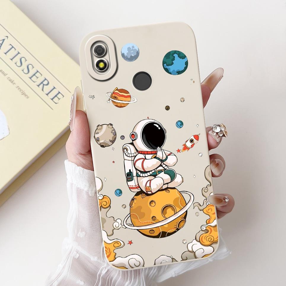 For Tecno Pop 3 Plus BB4 Spark 4 Lite Soft Silicone Cute Cartoon Animals Dragon Painted Matte Cover Pop3 Bumper 6.52" Phone case