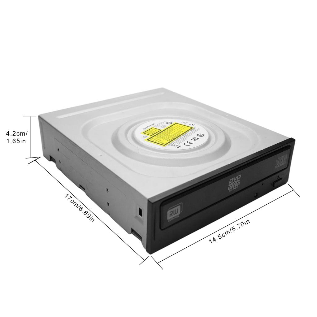 LJIAL Internal 24x SATA DVD RW Burner Drive for Desktop PC, Gaming Consoles (PS5/PS4), Home Theater Systems