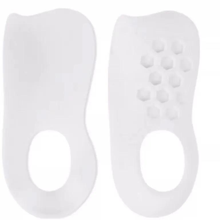 

Plantar Orthotic Insoles For Correcting Foot Varus And Valgus One Size білий