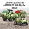 Multipurpose Vehicle Model Assemblage Building Blocks Kits Military Series Car Construction Set Boys Toys Christmas Gifts