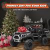 Joyracer 24V Ride On Toys 4WD 2 Seater Ride On Car Truck with Remote Control, Electric Car for Kids W/ Dump Bed/ Shovel,