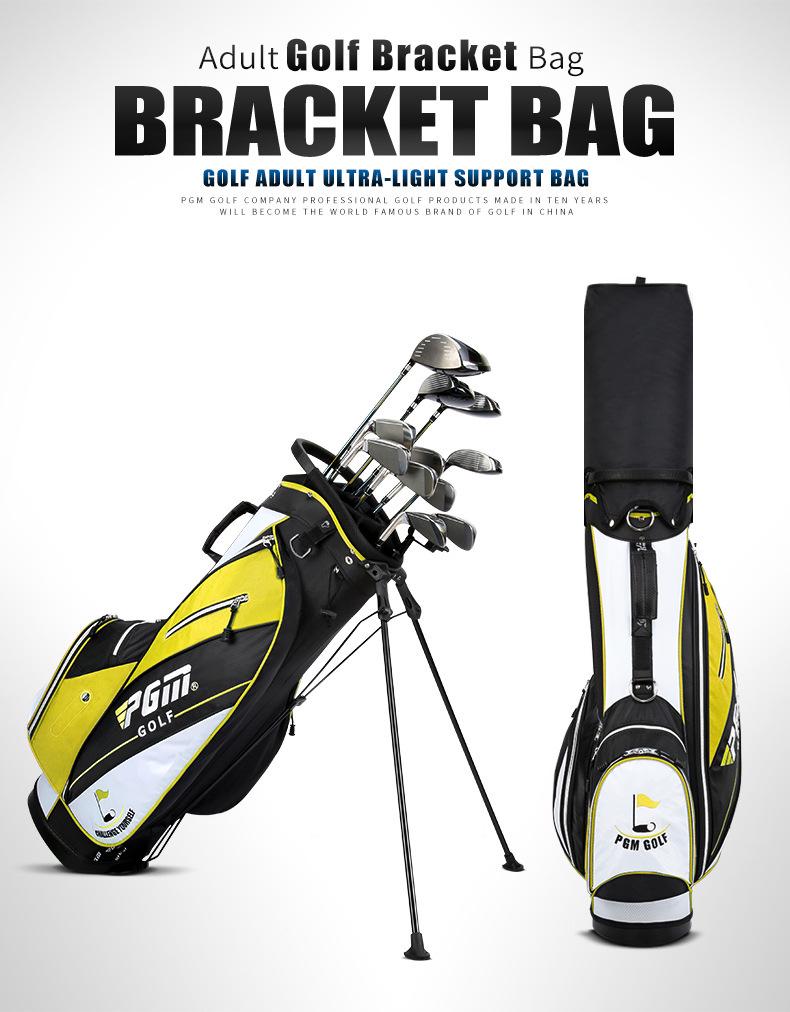 PGM Unisex Golf Stand Bag with Double Shoulder Strap, Lightweight and Durable.