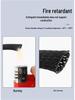 Black Flame Retardant Nylon Braided Mesh Tubing for Cable Protection & Shock Absorption