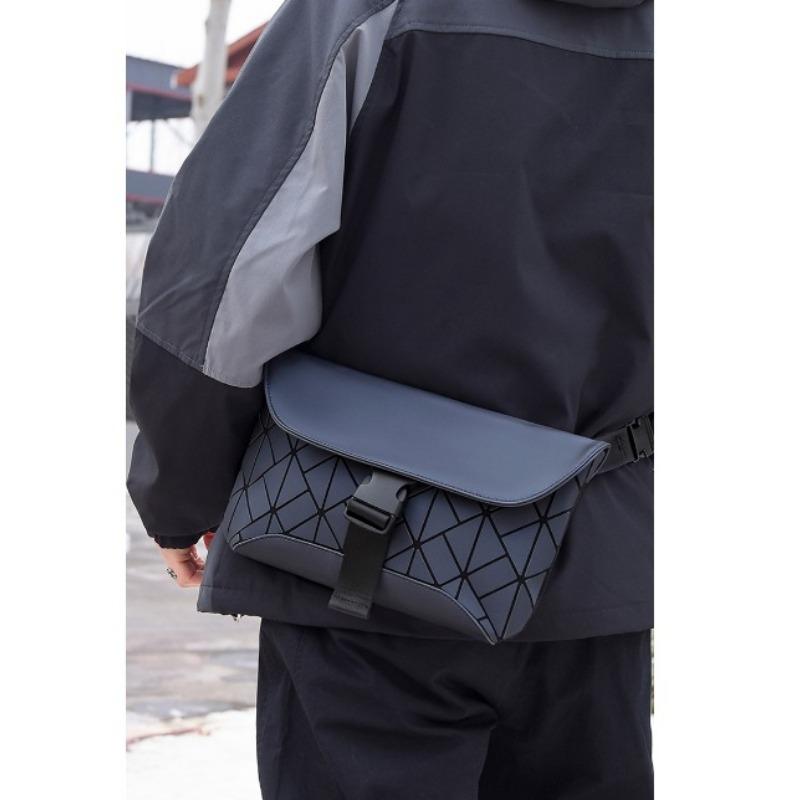 Lingge Crossbody Bag, Small Bag, Men's Bag, Small Square Bag, New Shoulder Bag