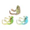 Tree Frog Ring Good Detail Realistic Animal Smooth Ring Polished Adjustable Open Ring Novelty Knuckle Party Daily