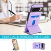 Leather Tri-fold Magnetic Stand with Credit Card Case For Google Pixel 9 Pro XL Pixel 9a 8A Pixel 8 Pro  Protect Cover