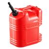 Fuel Container, 19 L, Gas Tank with Spout & Clear Scale, 15 L/min Max Flow Rate, Secure & Leak-proof, Portable Flat Fluid Container for Most Cars