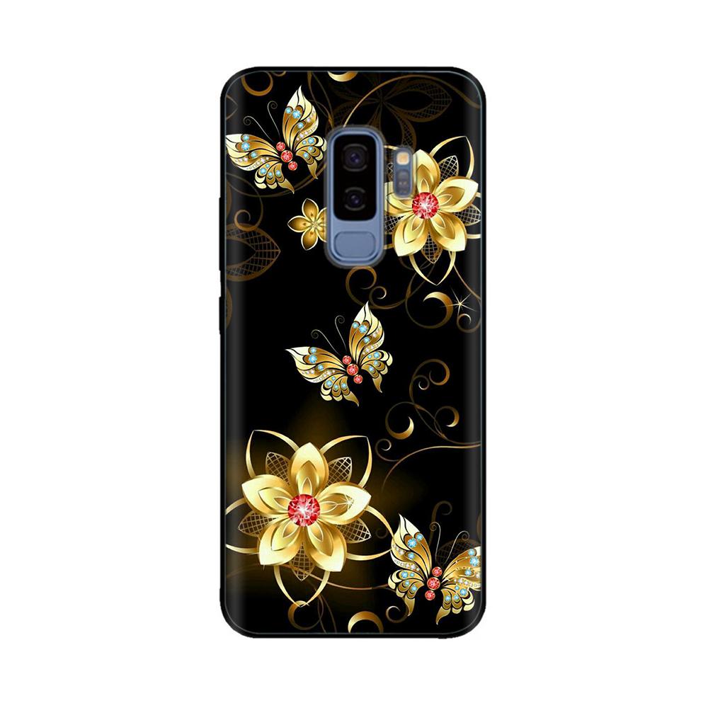 For Samsung Galaxy S9 Case Mobile Phone TPU Silicone Protective Cover for Samsung S9 Plus S9+ S 9 Back Cover Paintted Bumper