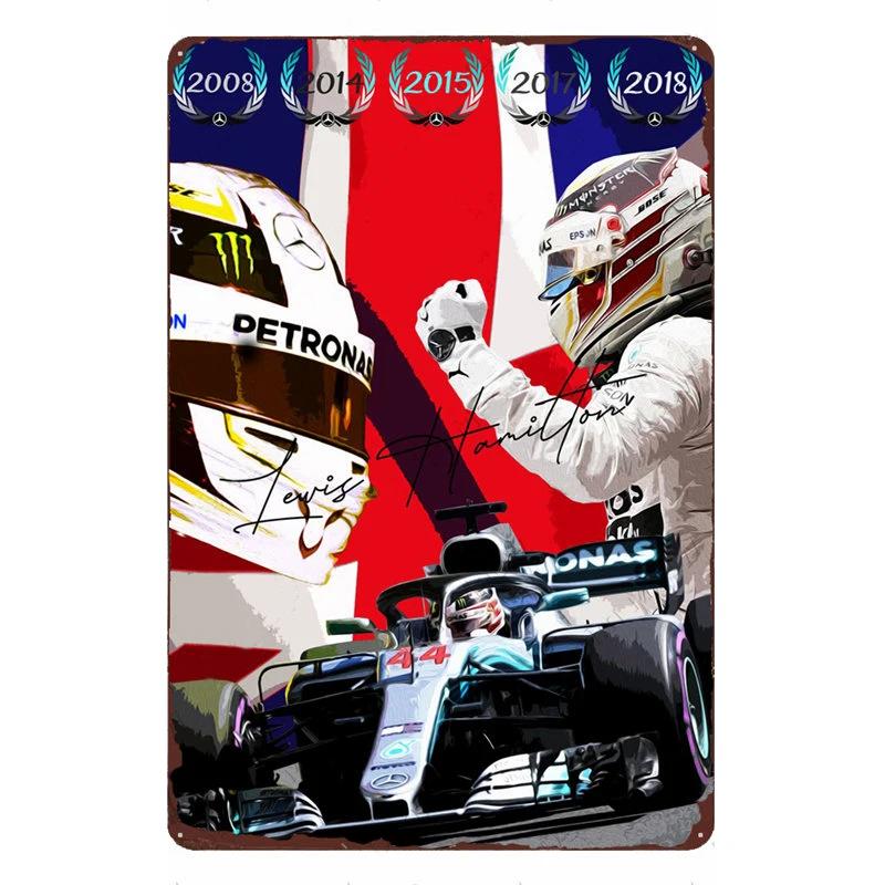 Motorradfahrer Klassischer Sport Rennsport Blechschild Vintage Metallposter Dekor Man Cave Garage Wandschilder Kunstplaketten Blechschild