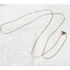 Used agete K10 Venetian long chain necklace yellow gold