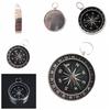 Silberner Mini-Taschenkompass für Camping, Wandern, Outdoor-Sportarten, Navigation