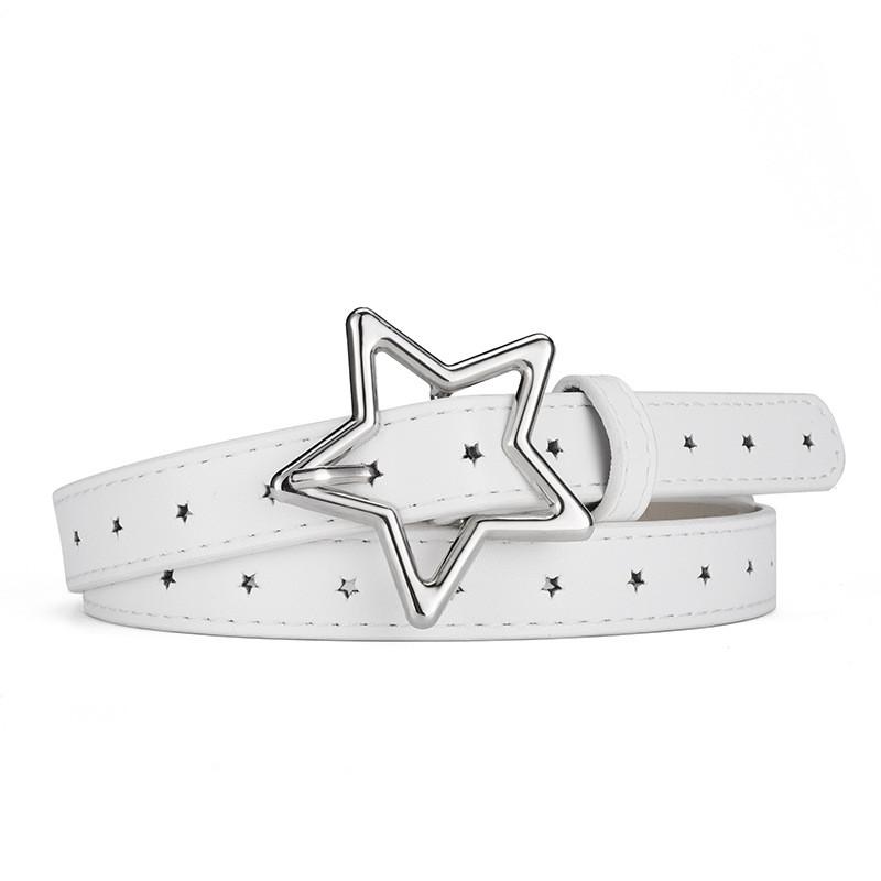 Stylish Children's Star Pattern Belt For Women With Sweet Decorative Touches For Dresses And Jeans