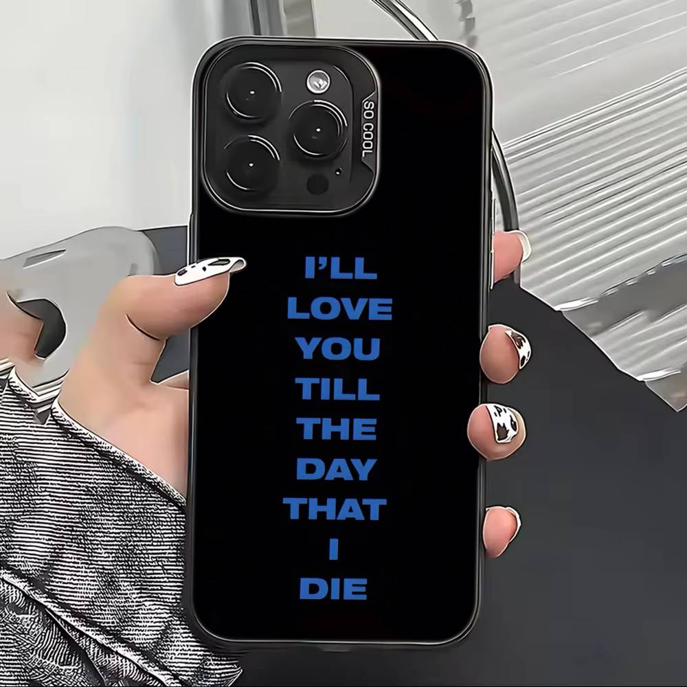 Musician Billie E-Eilish Phone Case For iPhone 17,16,15,14,13,12,11 Plus,Pro Max,XS,Colorful Silver Phone Case Funda Cover