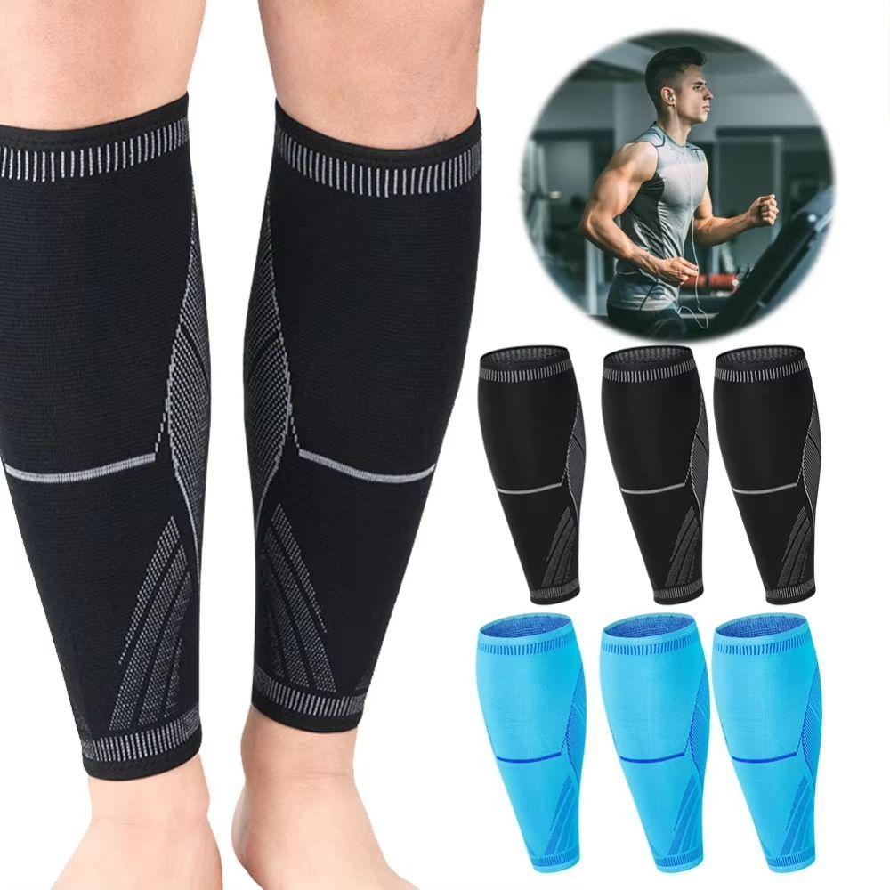 Wear-resistant Compression Calf Sleeves Sweat-absorbing Knee Support Sleeves  Basketball Volleyball
