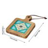 Retro Wood Tile Insulated Mats Anti-Scalding Table Mats Home Decoration Placemats  Cup