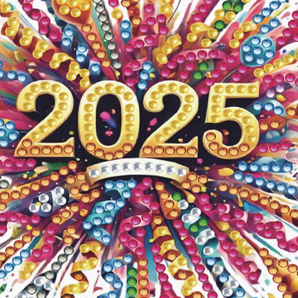 2025 Special Shape Firework Table Top Diamond Painting Ornament 5D DIY Diamond Art Tabletop Decorations for Bedroom Living Room