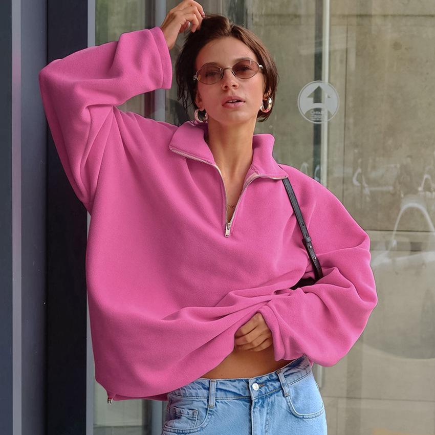 

Осень и зима 2025 Новинка Французский повседневный офисный свитер из овечьей шерсти Нишевая личность Мода Свободный топ L розовый