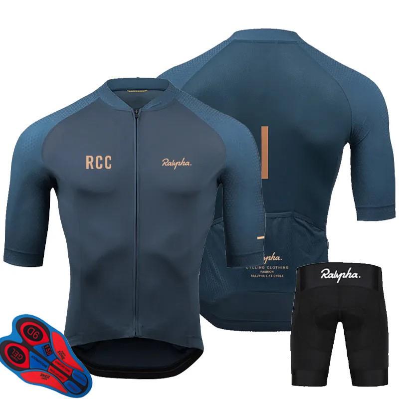Herren Professionelles Radsporttrikot und Shorts Set Atmungsaktiv Elastisch Mountainbike Kleidung Performance Wear