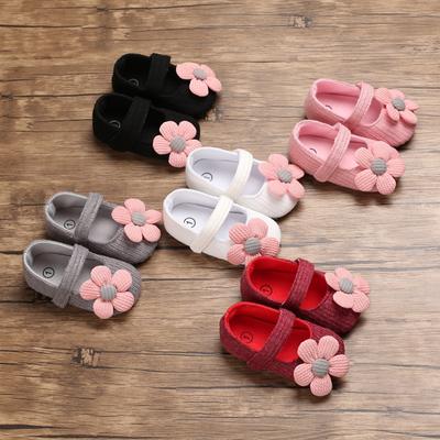Zapatos de primavera y otoño para bebés de 0 a 1 año, zapatos de bebé transpirables de fondo suave, zapatos de princesa que combinan con todo