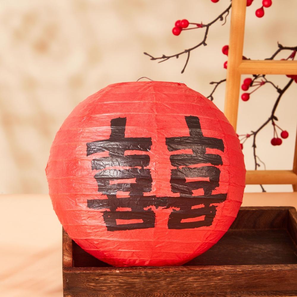 

Paper DIY Lantern Material Kit Round Flower Lamp Ancient Style Handheld Lantern Children Style2