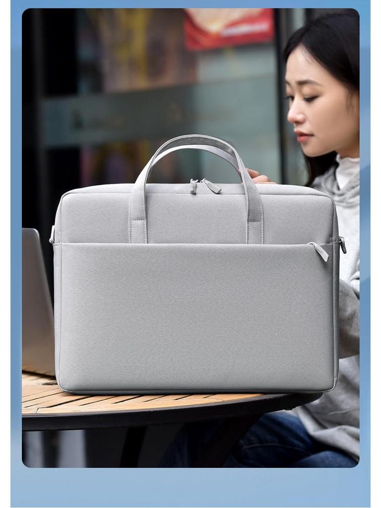 Shockproof 16-17.3 Inch Laptop Bag: Airbag Protection, Handheld & Shoulder Carry Options, Large Capacity
