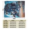 Avatars The Way Of Water Movie Poster Flannel Blanket Boy Soft Cozy Throw Blanket Winter Living Room Bedspread Sofa Bed Cover
