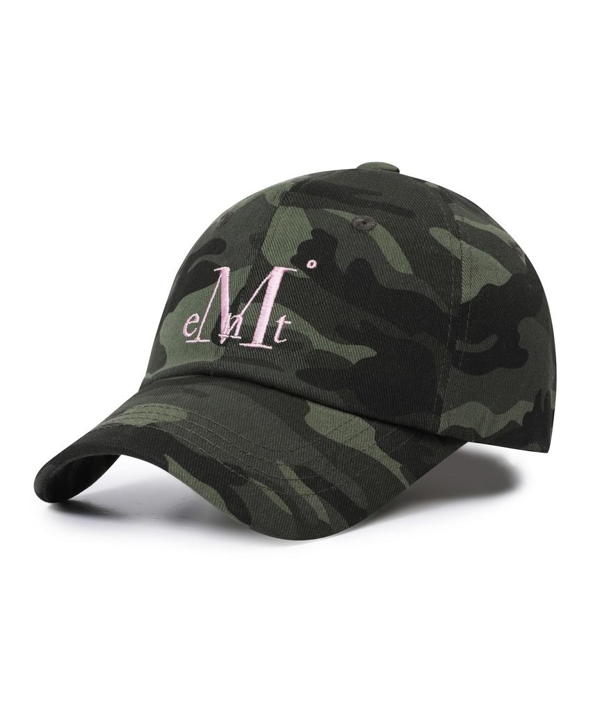 Mucent Signature Camo Military Ball Cap (Khaki-Baby Pink, Gray)