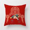 New Chinese Style Double Happiness Pillow Wedding Decoration Bed Cushion Wedding Cushion Wedding Sofa Decoration Printed Cushion