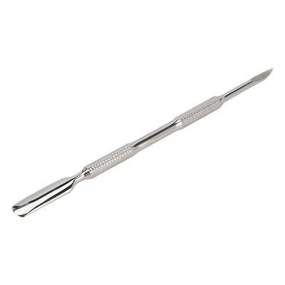 Dual Head Stainless Steel Cuticle Pusher Ergonomic Nail Cuticle Cleaner  Home Nail Care