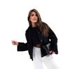 2026 Autumn/Winter Women's Simple Fashion Solid Color Single-Breasted Wool Coat