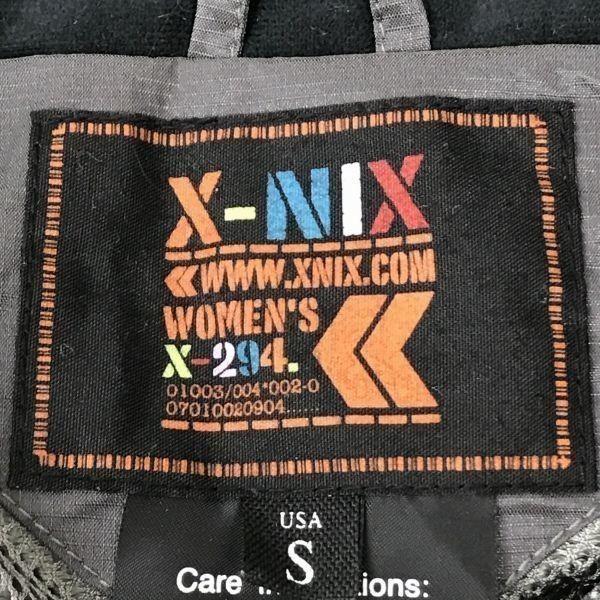 Phoenix/X-NIX/Abnehmbare Kapuze/Snowboard/Skianzug/Einteiler/Damen S/Grau/Streifen/(GEBRAUCHT)