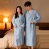 Newlywed Couple Pure Cotton Bathrobe - Tight-Fitting, Festive Design for Autumn/Spring