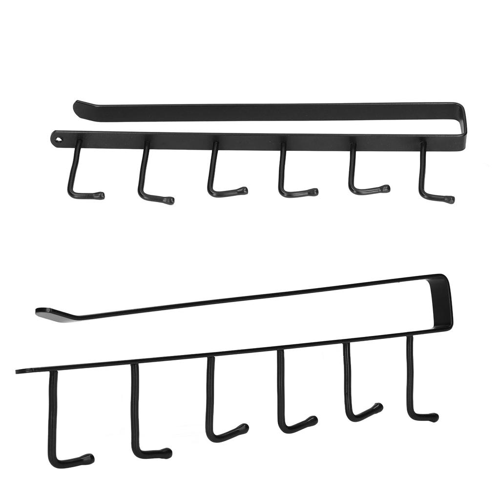 Uchwyt na kubki do kawy 6 haczyków Elegancki Wygodny Praktyczny Stabilny Przenośny Stojak kuchenny do domu