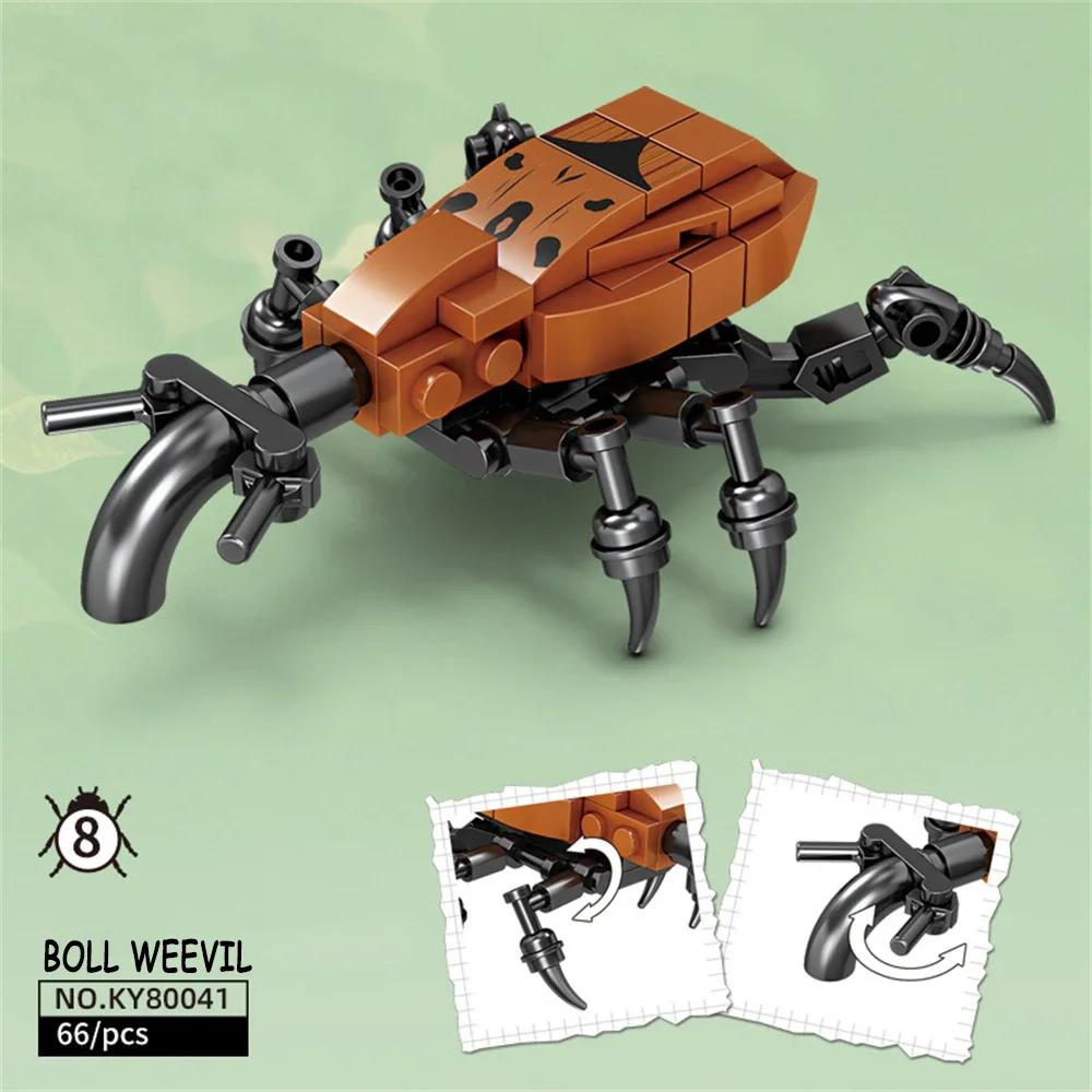 Locust Insects Building Blocks Toys Set - Long-Lasting Play for Kids Great Collectible Models Carabid Cricket Blattodea & More