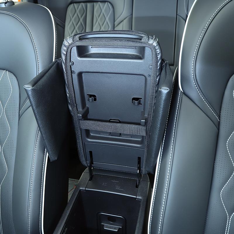 Center Console Leather Armrest Box Cover Pad With Storage Bag For TANK 300 TANK300 2021 Up Car Interior Accessories