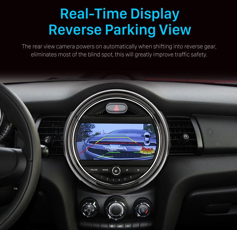 Compatible with 2014-2019 BMW MINI Cooper F54, F55, F56, F60 Featuring Ambient Lighting and Navigation.