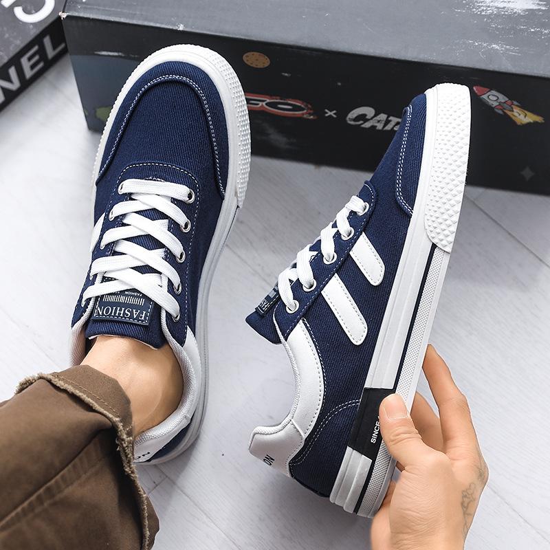 Neue Vielseitige Trendige Canvas-Schuhe Weichsohlige Bequeme Freizeitschuhe Modische Lässige Herrenschuhe Zapatillas