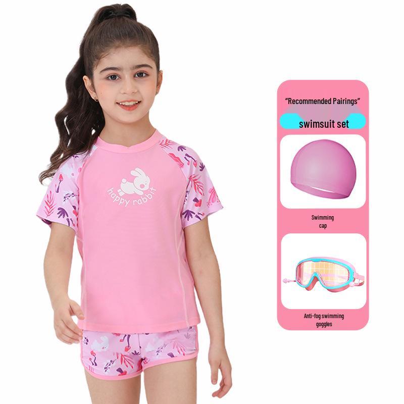 2024 Girls' Quick-Dry Two-Piece Swimsuit - Available In Small, Medium, Large Sizes