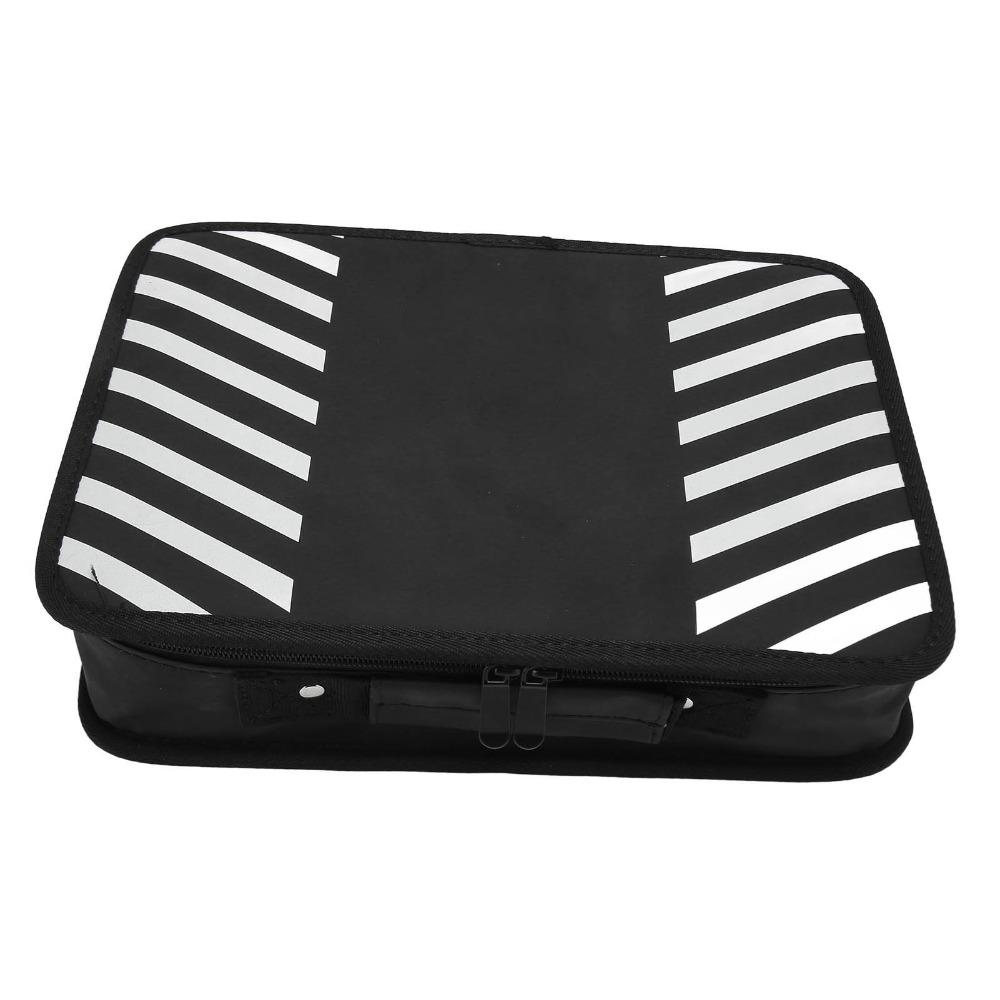 PU Barber Tool Bag Spacious Design Storage Organizer Hair Cutting Grooming Kit Travel Use